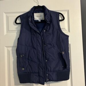 Maurices Dark Blue Puffer Vest